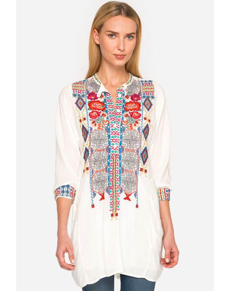 Johnny Was Women S Sunny Challis Tunic Top Sheplers