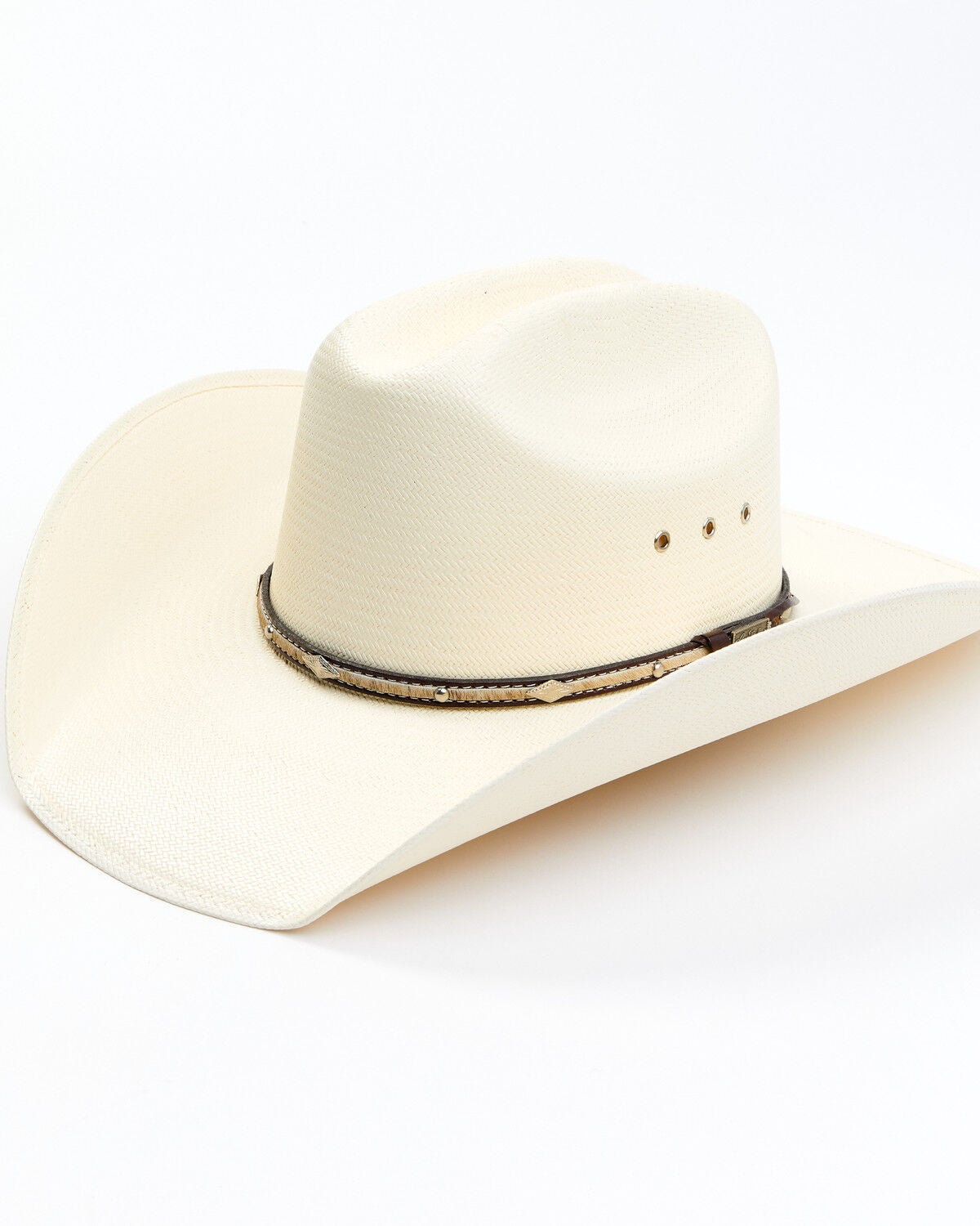 Image #1 - Larry Mahan 10X Brindle Straw Hat, , hi-res
