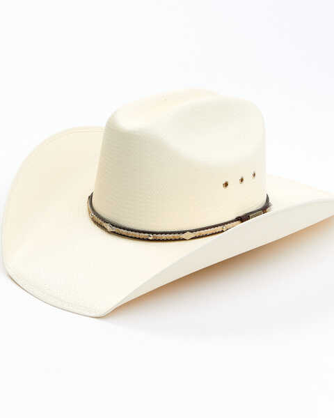 Larry Mahan Men's 10X Brindle Straw Hat, , hi-res
