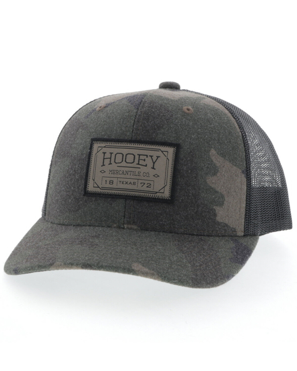 Image #1 - Hooey Men's Camo Martini Trucker Cap, Camouflage, hi-res