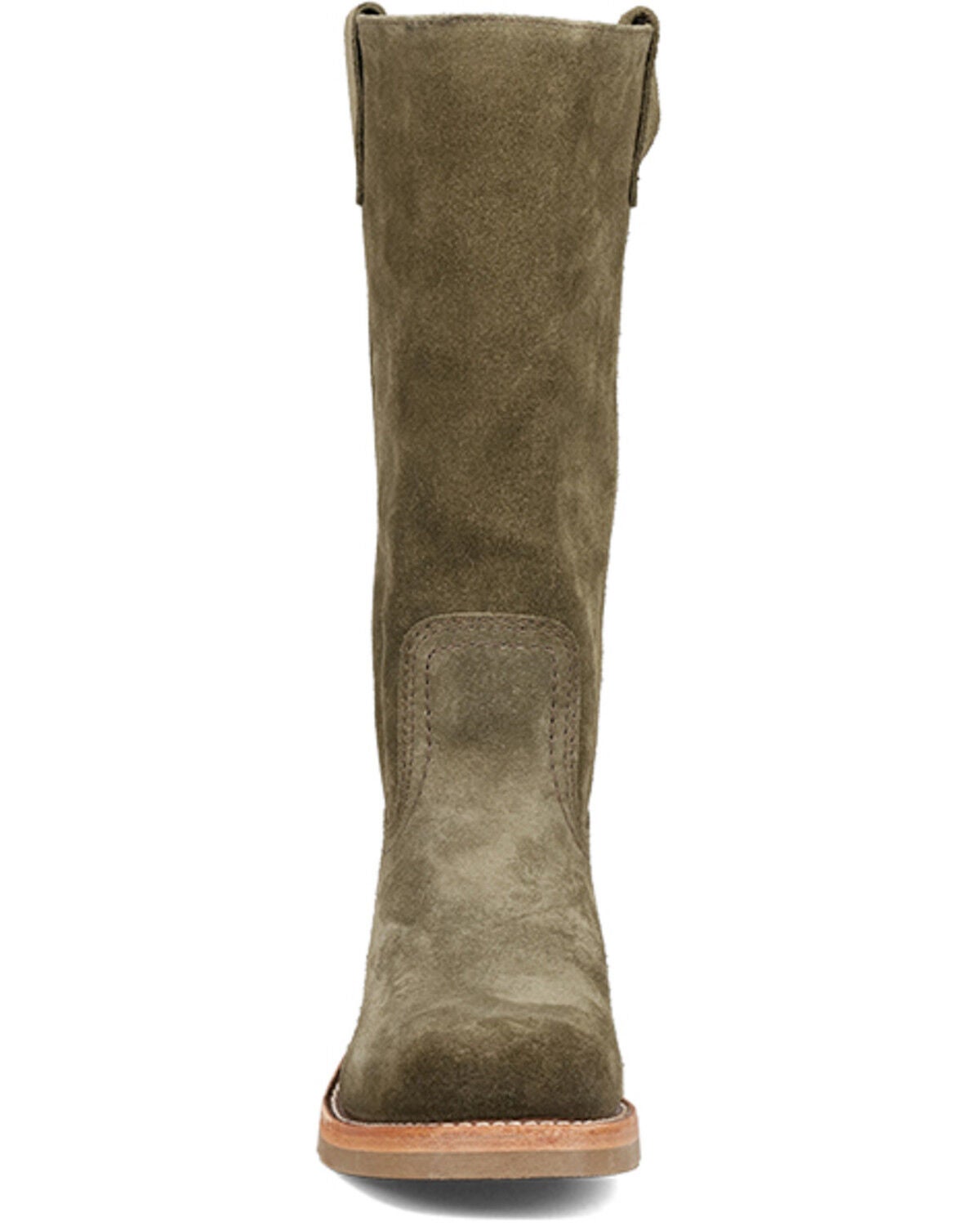 Image #5 - Frye Women's Campus 12R Suede Fashion Boots - Round Toe, Olive, hi-res