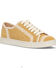 Image #1 - Frye Women's Ivy Crochet Low Lace Sneakers, Yellow, hi-res