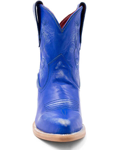 Image #4 - Ferrini Women's Pixie Western Boots - Pointed Toe, Blue, hi-res