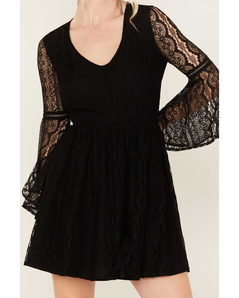 Image #3 - Shyanne Women's Lace Dress, Black, hi-res