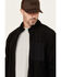 Image #2 - Lucky Brand Workwear Men's Solid Polar Fleece Jacket, Black, hi-res