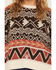 Image #3 - By Together Women's Southwestern Print Sweater, Brown, hi-res