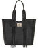 American West Black Mojave Canyon Large Zip Top Tote , Black, hi-res