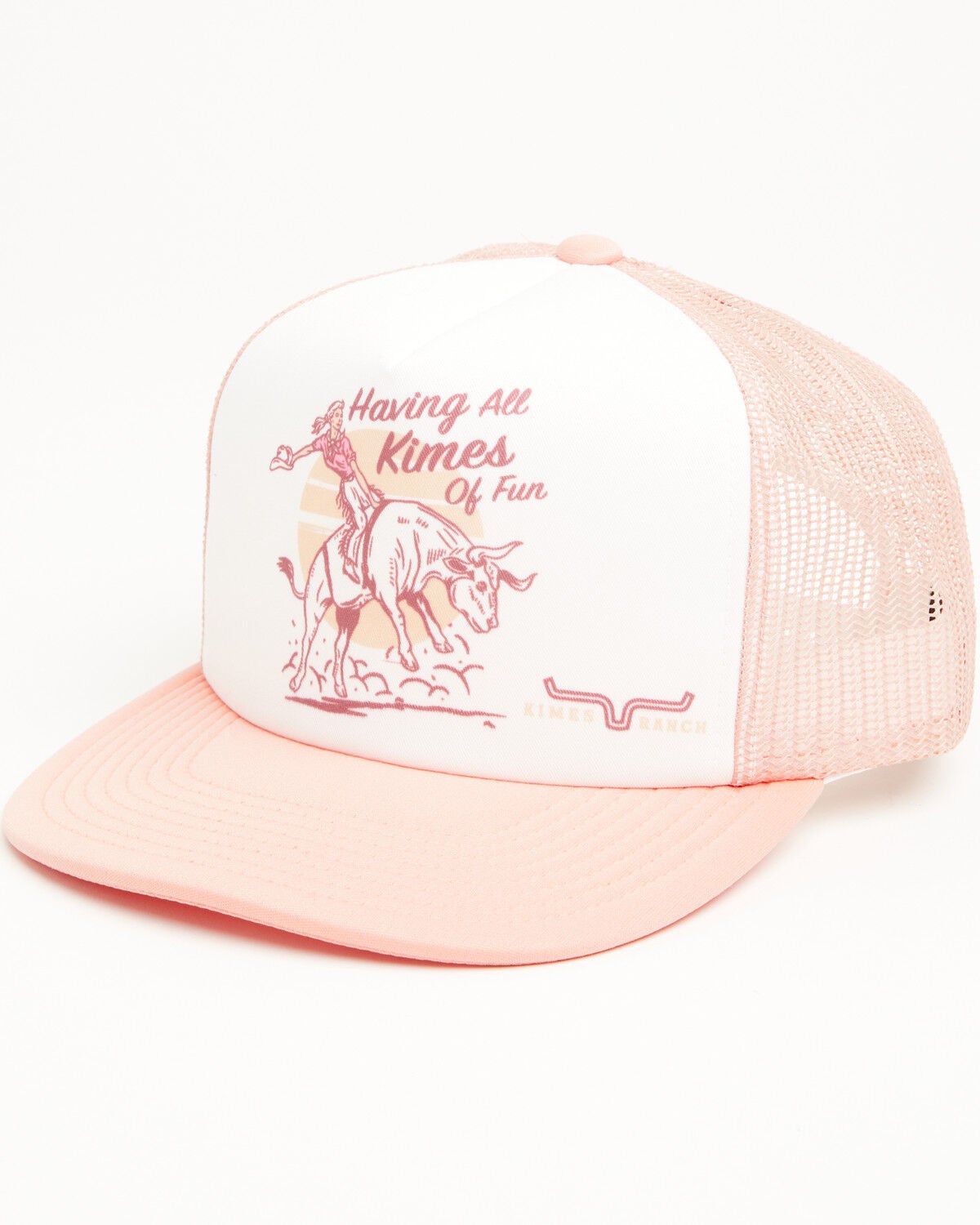 Kimes Ranch Women's Boot Barn Exclusive All Kimes of Fun Ball Cap, White, hi-res