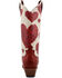 Image #5 - Twisted X Women's Steppin' Out Western Boots - Snip Toe, Red, hi-res