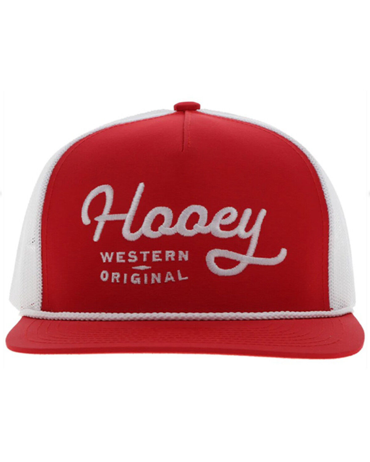 Image #3 - Hooey Men's OG Mesh Trucker Cap, Red, hi-res