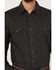 Image #3 - Wrangler 20X Men's Paisley Print Long Sleeve Snap Stretch Western Shirt, Black, hi-res