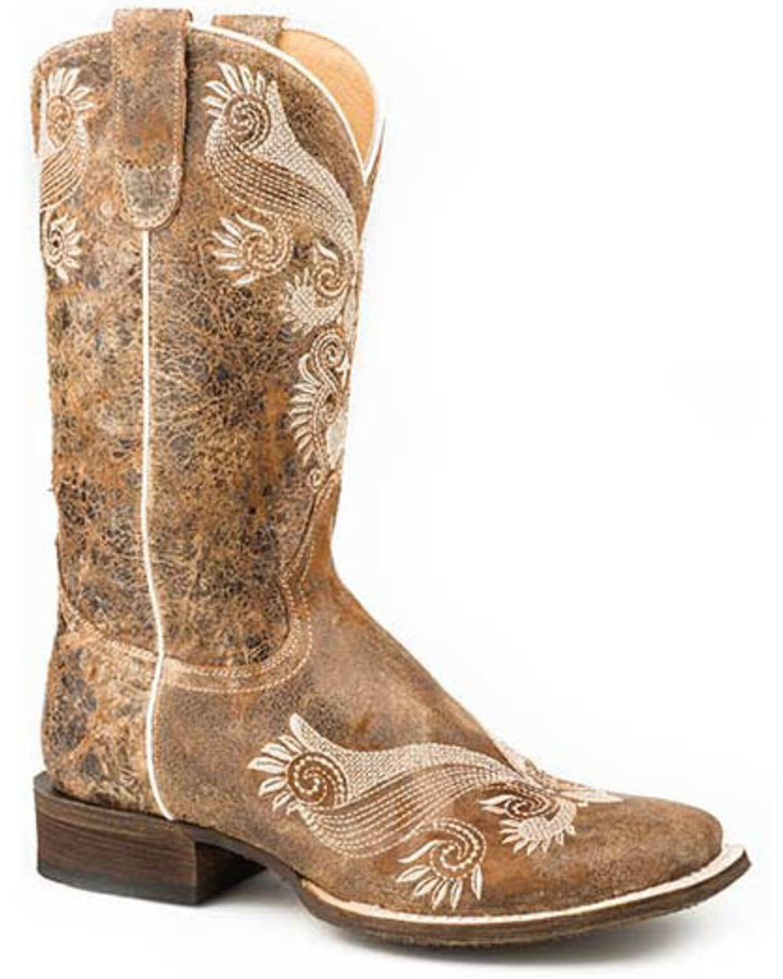Distressed roper boots shop
