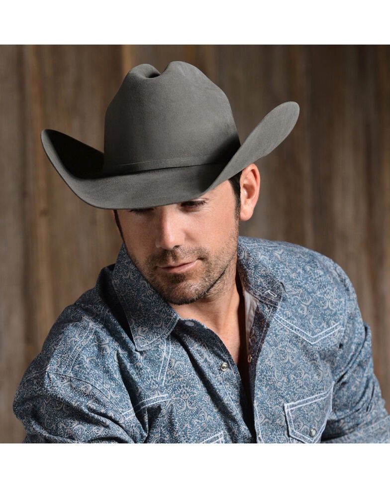 Justin 8X Fur Felt Mustang Cowboy Hat Sheplers