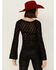 Image #4 - Free People Women's Madison Sheer Long Sleeve Shirt, Black, hi-res
