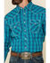 Wrangler 20X Men's Advanced Comfort Plaid Print Long Sleeve Western Shirt , Blue, hi-res