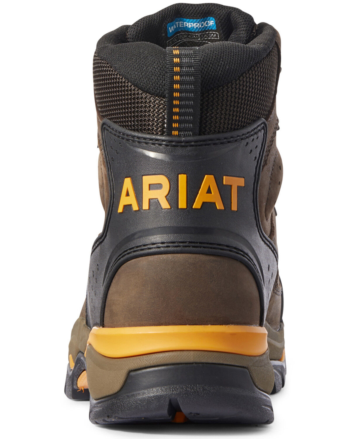 Image #3 - Ariat Men's Endeavor Waterproof Work Boots - Soft Toe, Brown, hi-res