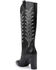 Image #4 - Daniel X Diamond Women's The Tall T Leather Western Boots - Pointed Toe, Black, hi-res