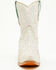 Image #4 - Corral Women's Embroidered Western Ankle Boots - Snip Toe, Ivory, hi-res