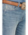 Rock & Roll Denim Men's Double Barrel Light Vintage Wash Relaxed Straight Stretch Jeans, Light Wash, hi-res