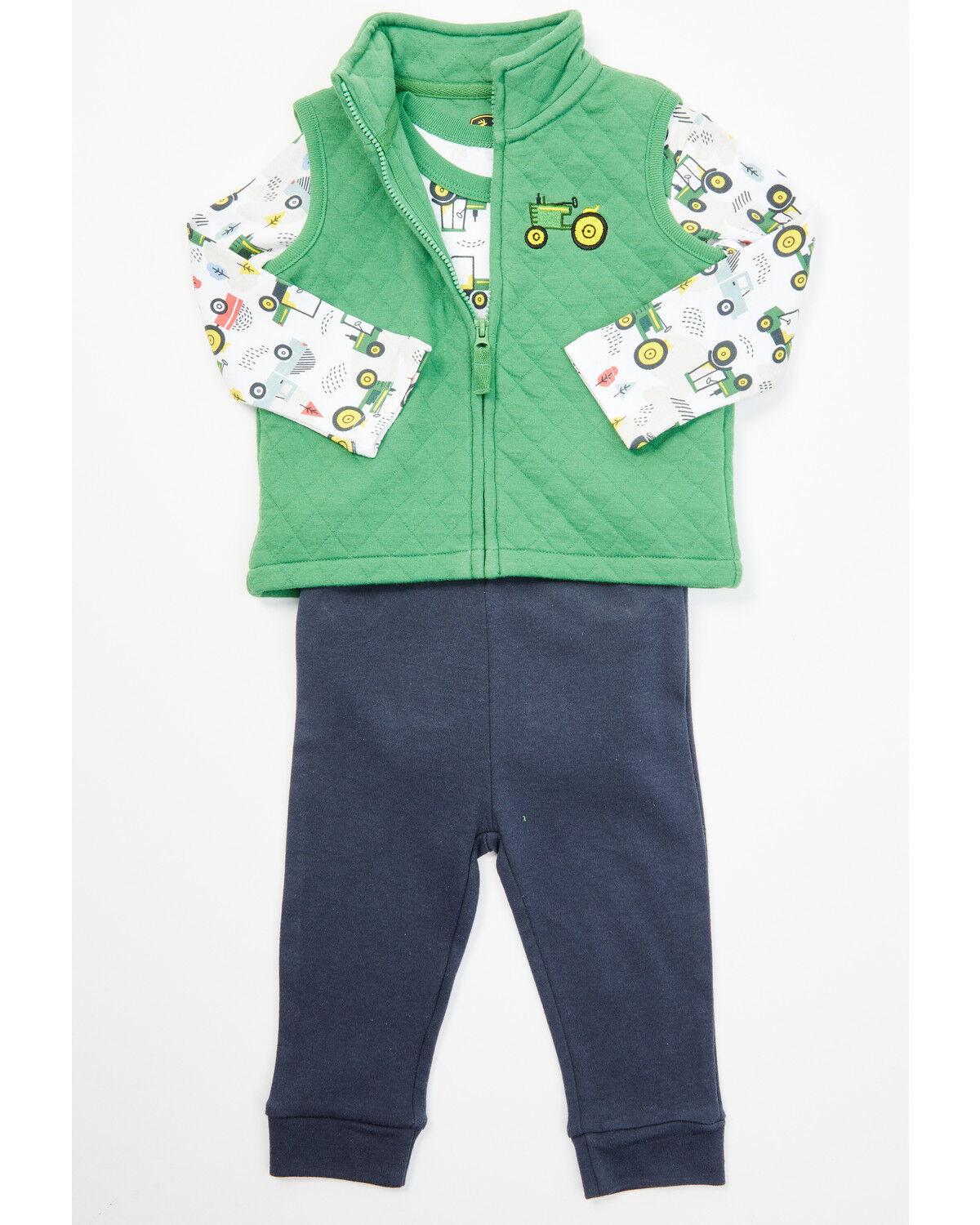Image #1 - John Deere Infant Girls' Tractor Set - 3 Piece, Multi, hi-res