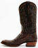 Image #3 - Cody James Men's Exotic Ostrich Leg Western Boots - Round Toe, Brown, hi-res