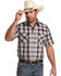 Image #1 - Jack Daniel's Men's Embroidered Logo Plaid Short Sleeve Western Shirt , , hi-res