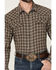 Image #3 - Cody James Men's Jenks Plaid Print Long Sleeve Snap Western Shirt, Grey, hi-res