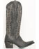 Image #2 - Lane Women's Off The Record Tall Western Boots - Snip Toe, Black, hi-res