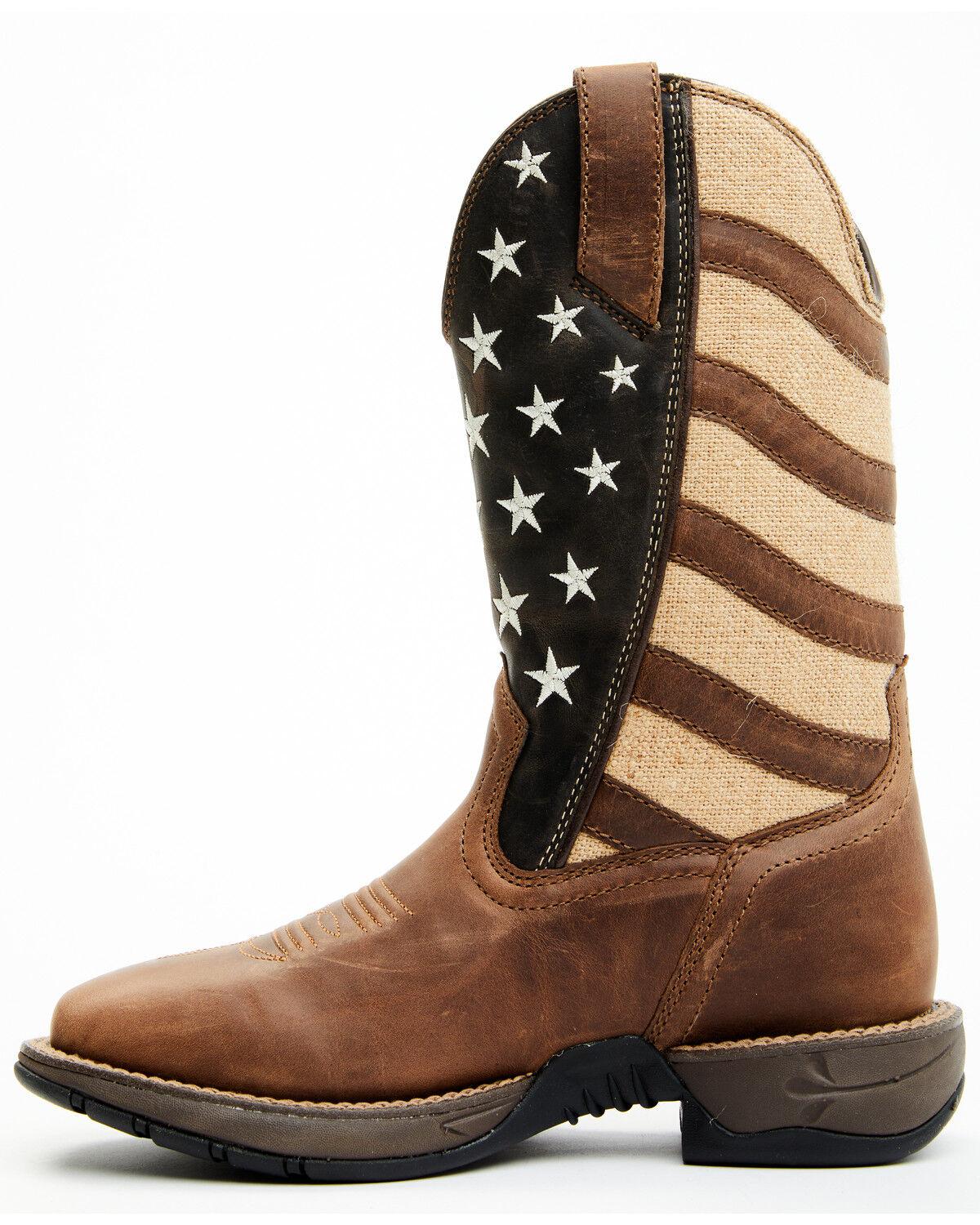 Image #3 - RANK 45® Women's Xero Gravity Lite Western Performance Boots - Broad Square Toe, Multi, hi-res