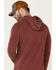 Image #5 - Flag & Anthem Men's Badlands USA Fleece Hooded Sweatshirt, Maroon, hi-res