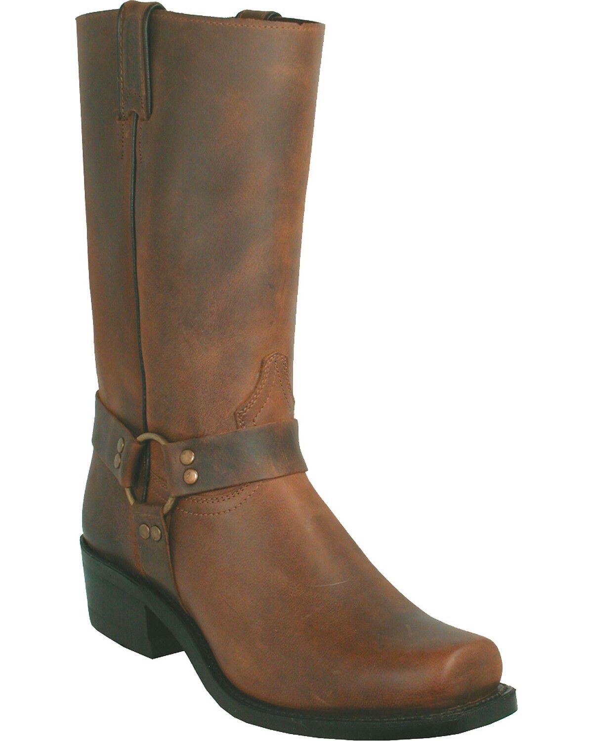 Image #1 - Boulet Men's Harness Motorcycle Boots - Square Toe, Golden Tan, hi-res