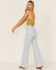 Image #3 - Free People Women's Florence Flare Jeans, Blue, hi-res