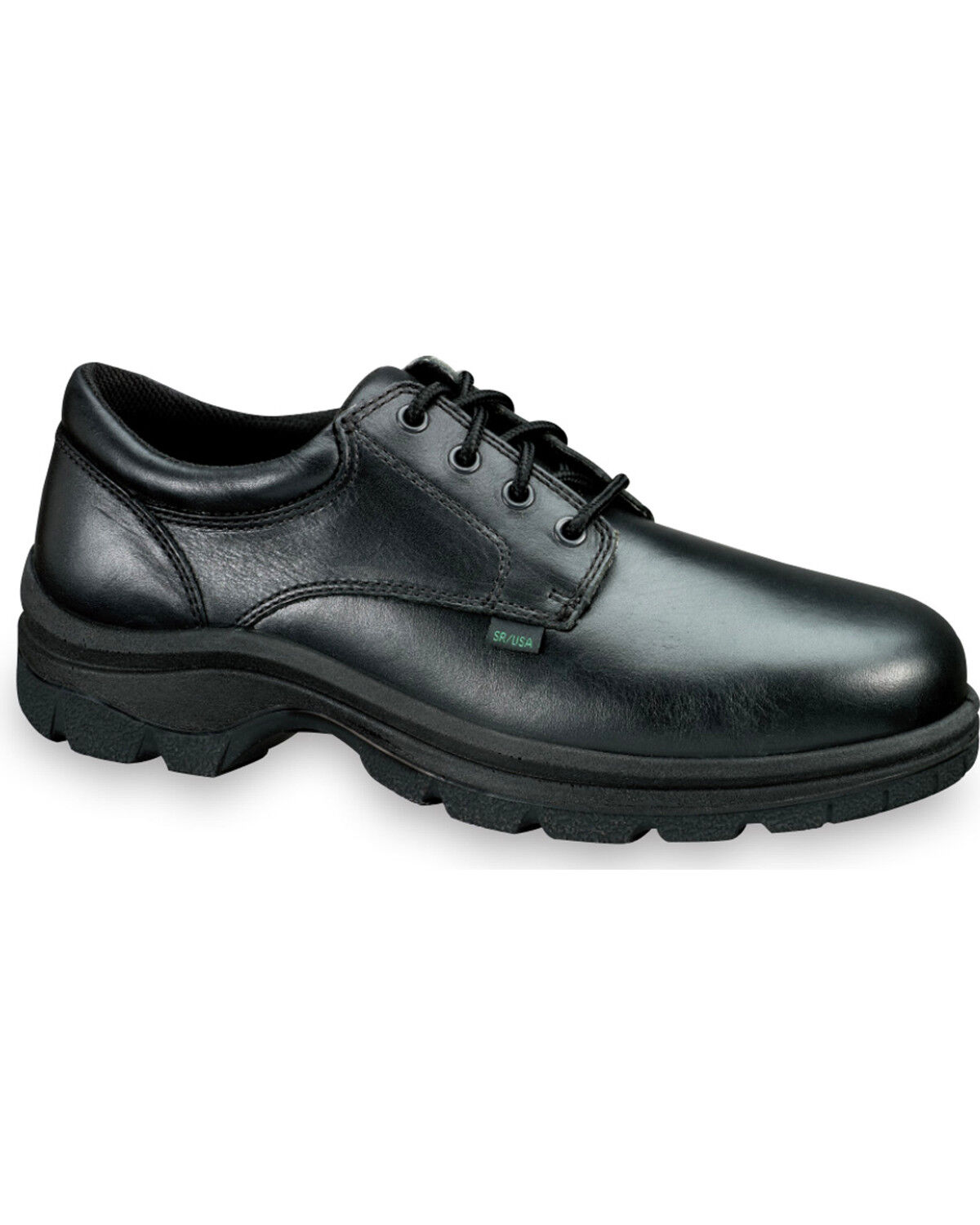 Image #1 - Thorogood Men's American Heritage SoftStreets USA Postal Certified Oxfords - Steel Toe, Black, hi-res