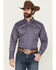 Image #2 - Ariat Men's Team Logo Twill Solid Long Sleeve Button-Down Western Shirt, Charcoal, hi-res