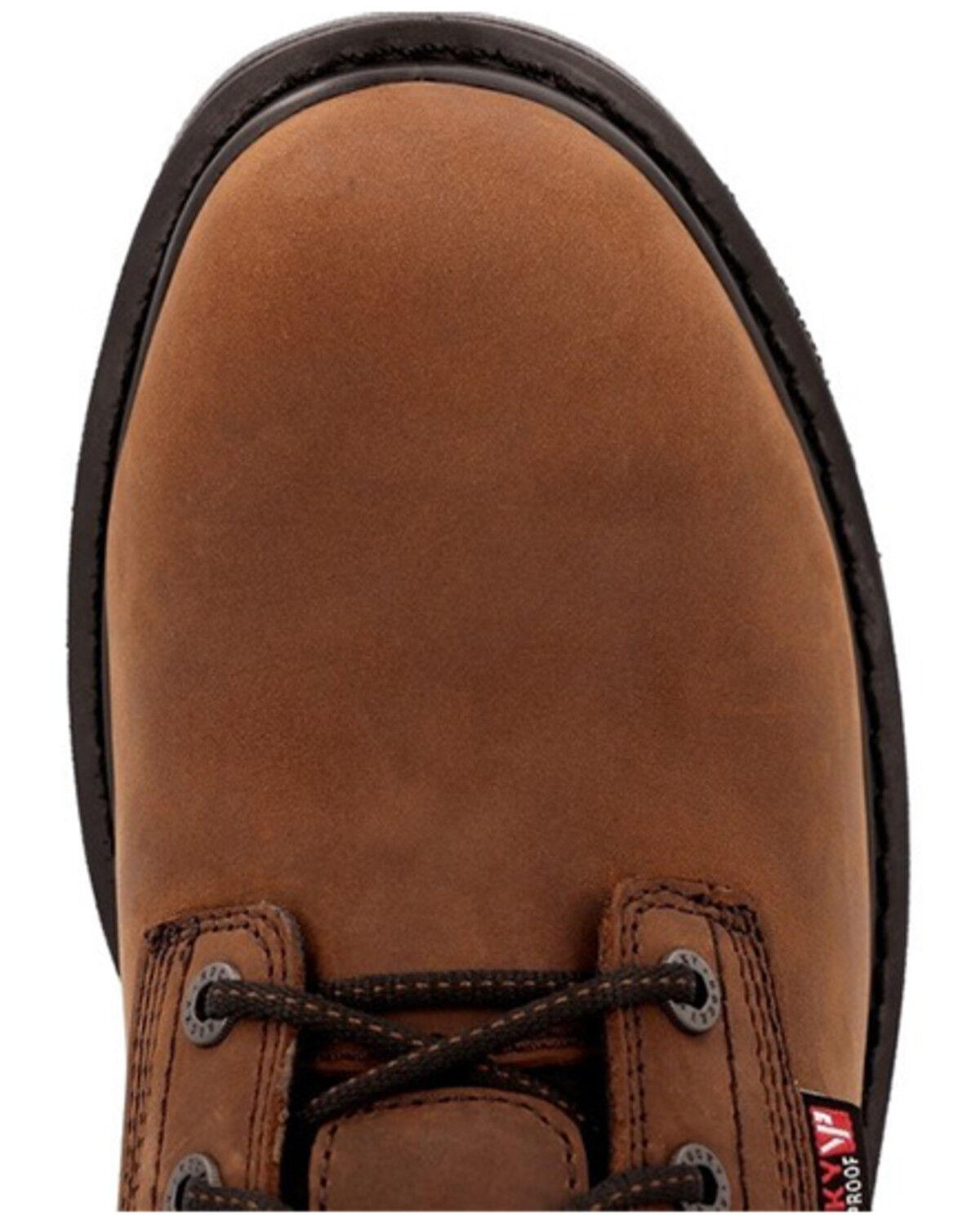 Image #6 - Rocky Men's Rams Horn Waterproof 8" Lace-Up Work Boots - Composite Toe, Brown, hi-res