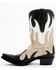 Image #3 - Yippee Ki Yay by Old Gringo Women's Fire Soul Western Boots - Snip Toe, Black/white, hi-res