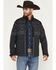 Image #1 - RANK 45&reg; Men's Quintana Southwestern Print Softshell Jacket, Charcoal, hi-res