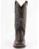 Ferrini Women's Teju Lizard Western Boots - Broad Square Toe, Chocolate, hi-res