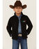 Image #1 - Cowboy Hardware Boys' Hecho en Mexico Jacket, Black, hi-res