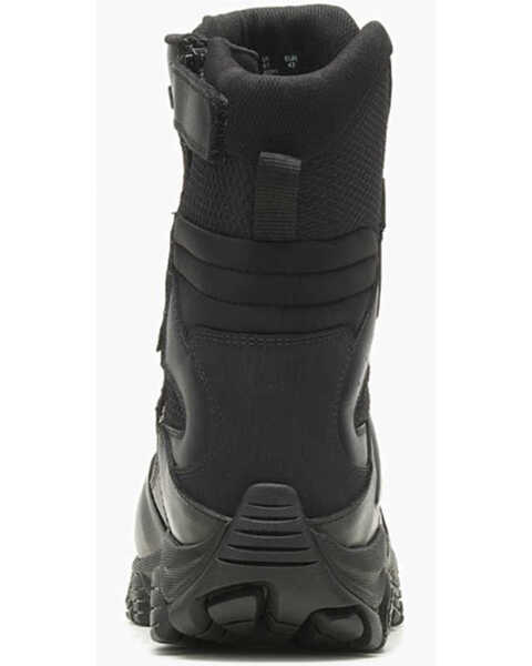 Image #4 - Merrell Men's Moab 3 8" Tactical Response Zip Waterproof Boots - Round Toe , Black, hi-res