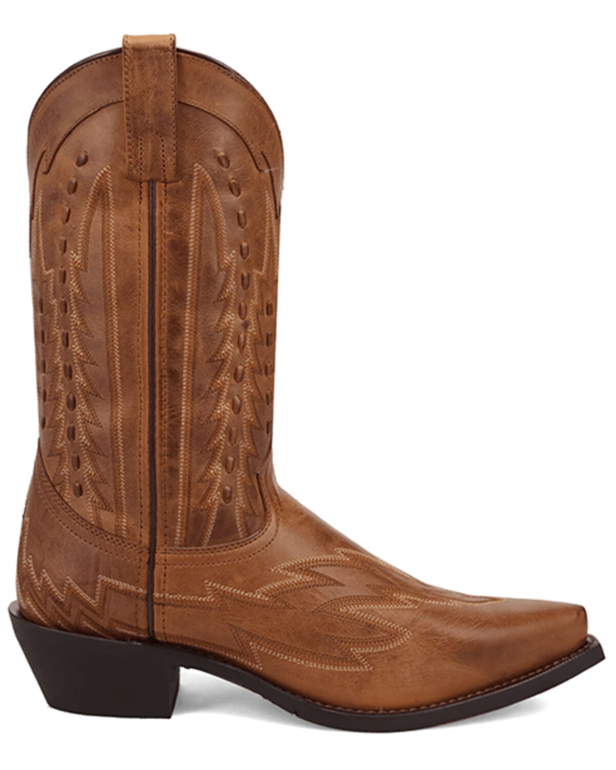 Image #2 - Laredo Men's Silverdale Western Boot - Snip Toe, Tan, hi-res