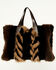Image #2 - Azalea Wang Women's Confidante Faux Fur Bag, Brown, hi-res