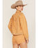 Image #4 - Understated Leather Women's Elvis Rhinestone Western Denim Snap Jacket, Rust Copper, hi-res