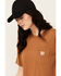 Image #2 - Carhartt Women's Loose Fit Lightweight Short Sleeve T-Shirt, Tan, hi-res