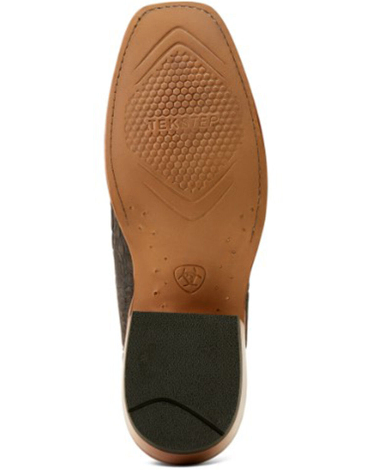 Image #5 - Ariat Men's Futurity Finalist Exotic Caiman Western Boots - Square Toe, Chocolate, hi-res