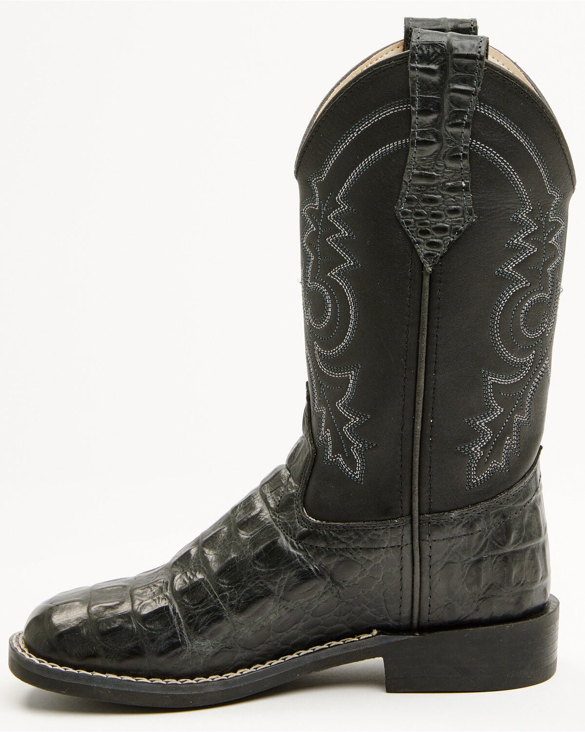 Image #3 - Cody James Boys' Beau Western Boots - Broad Square Toe, Black, hi-res