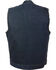 Image #2 - Milwaukee Leather Men's Snap Front Denim Club Style Vest with Gun Pocket - Big - 5X, Blue, hi-res