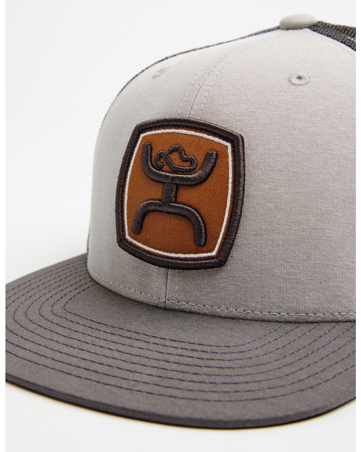 Image #2 - Hooey Men's Zenith Trucker Cap, Grey, hi-res