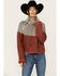 Image #1 - Cleo + Wolf Women's Color Blocked Sweater , Taupe, hi-res