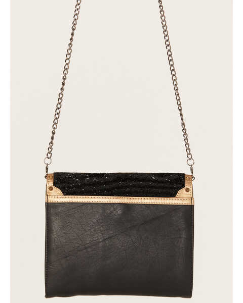 Image #3 - Mary Frances Straight to My Heart Beaded & Embroidered Crossbody Bag, Black, hi-res